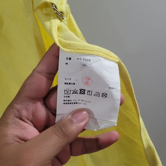 Comme des garcons homme plus 2018 slit t-shirt - Picture 3 of 4